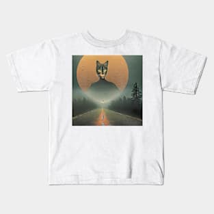 Long journey with cat Kids T-Shirt